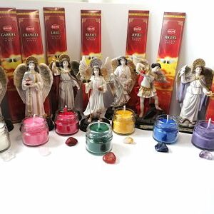 Set Arcangeles y cuarzos 7 chakras_
